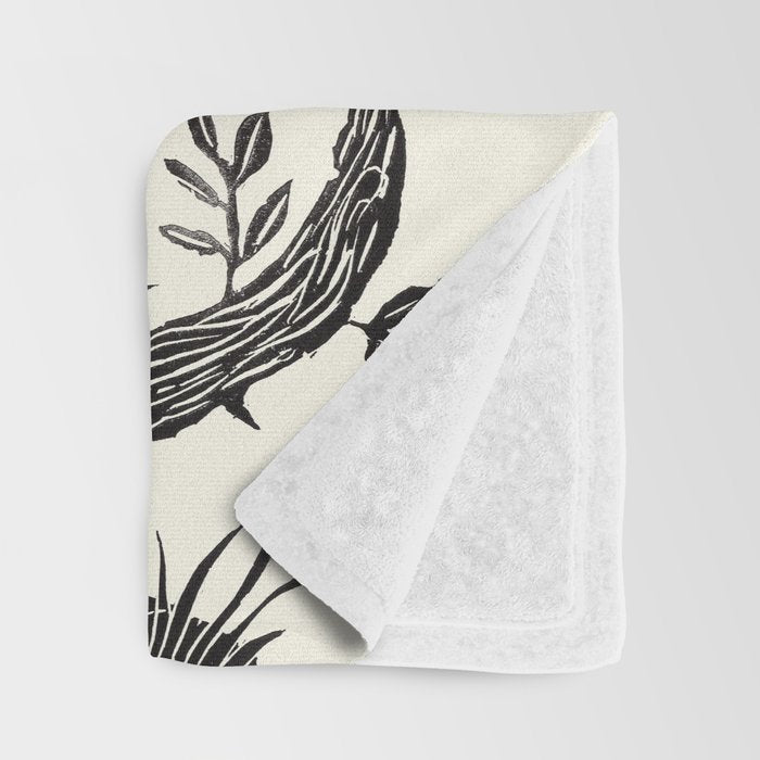 Rose Owls Throw Blanket Gallery Image 3