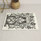 Rose Owls Rug Gallery Image 1
