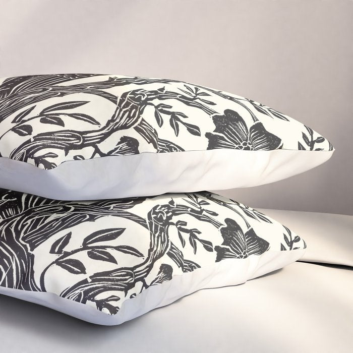 Rose Owls Pillow Sham Gallery Image 3