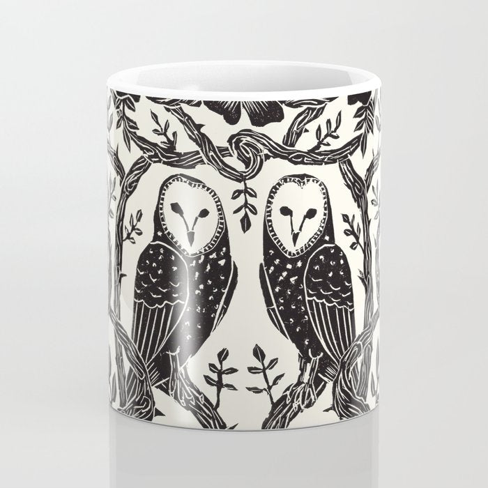 Rose Owls Coffee Mug Gallery Image 4