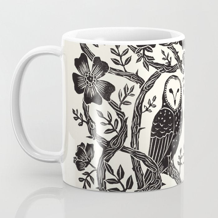 Rose Owls Coffee Mug Gallery Image 3