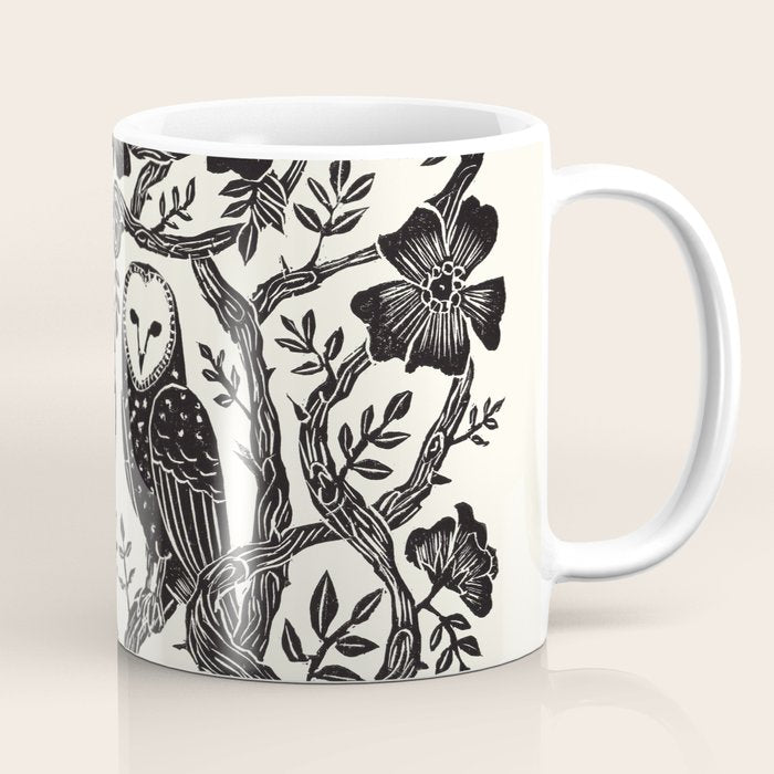 Rose Owls Coffee Mug Gallery Image 1