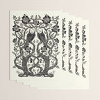 Rose Owls Wrapping Paper Gallery Image 3