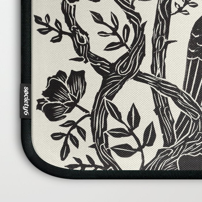 Rose Owls Laptop Sleeve Gallery Image 3