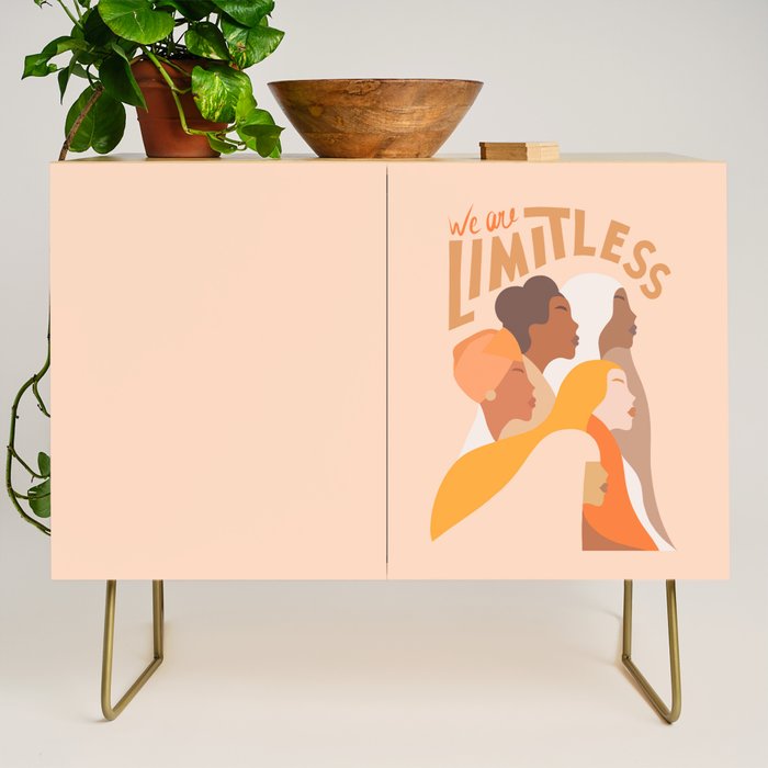 Girl Power - We are limitless  Credenza Gallery Image 1