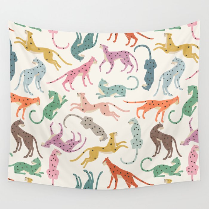 Cheetah Poster Wall Tapestry Gallery Image 4