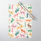 Cheetah Poster Wrapping Paper Gallery Image 1