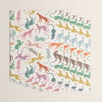 Cheetah Poster Wrapping Paper Gallery Image 3