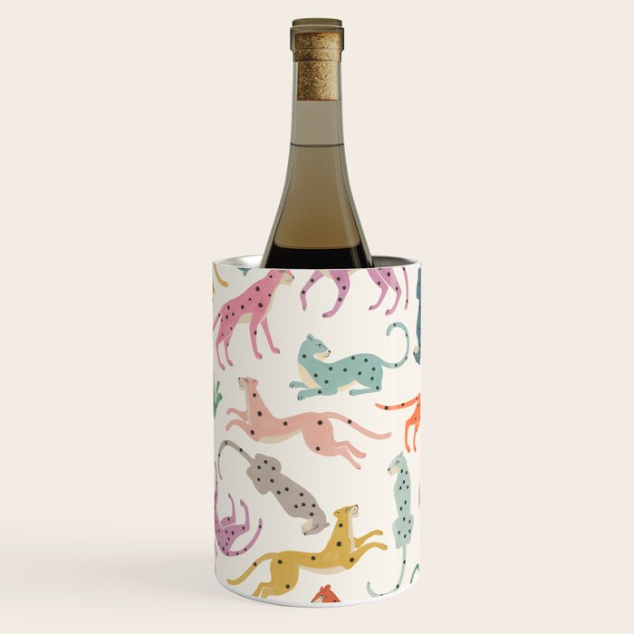 Cheetah Poster Wine Chiller Gallery Image 1