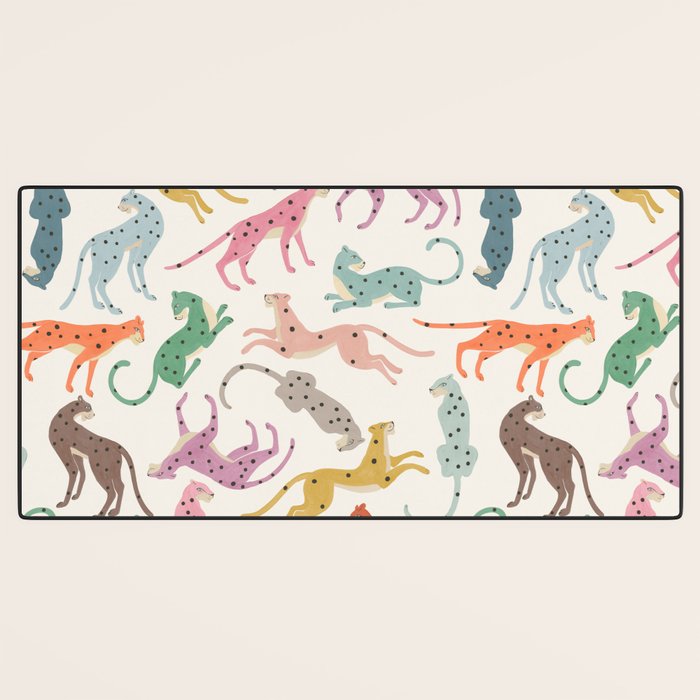 Cheetah Poster Desk Mat Gallery Image 3