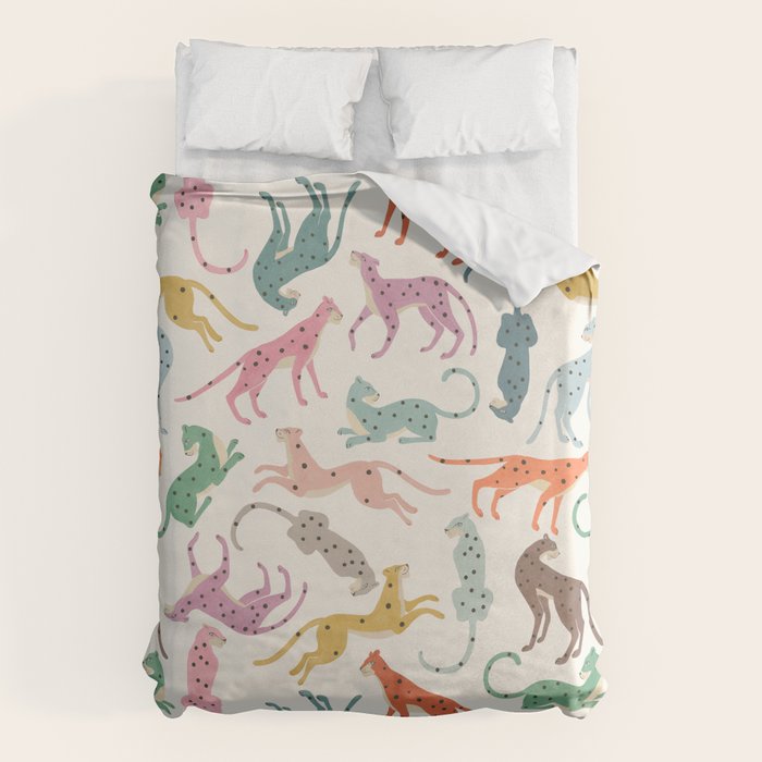 Cheetah Poster Duvet Cover Gallery Image 6