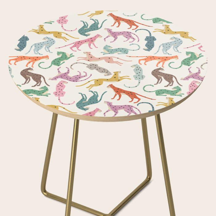 Cheetah Poster Side Table Gallery Image 2
