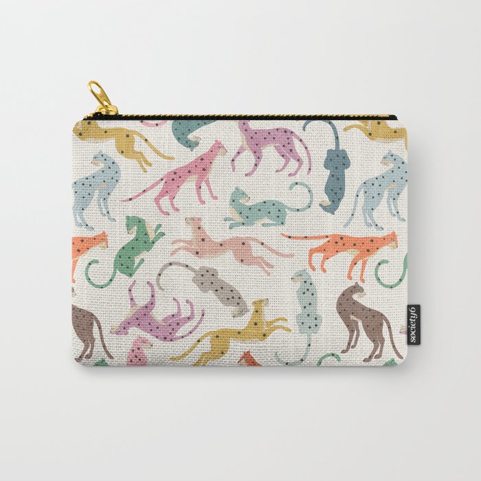 Cheetah Poster Carry All Pouch Gallery Image 1