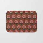 DAHLIA FLOWER Bath Mat Gallery Image 1