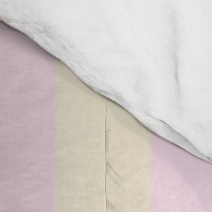 Stripes of Light Pink and Cream Comforter Gallery Image 4