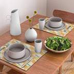 Cuboid Geometric Abstract Shapes Pattern XXVI Placemat Gallery Image 2