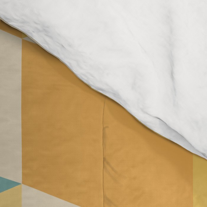 Cuboid Geometric Abstract Shapes Pattern XXVI Comforter Gallery Image 4