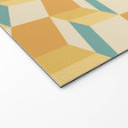 Cuboid Geometric Abstract Shapes Pattern XXVI Welcome Mat Gallery Image 2