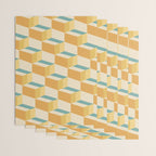 Cuboid Geometric Abstract Shapes Pattern XXVI Wrapping Paper Gallery Image 3