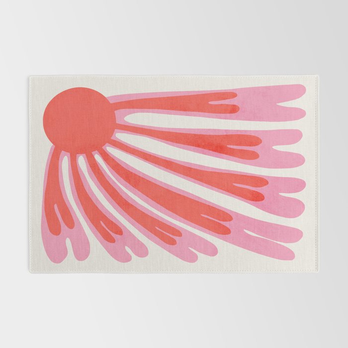 Tart & Amaranth: Wild Flower | Matisse Foliage Paper Cutouts Rug Gallery Image 2