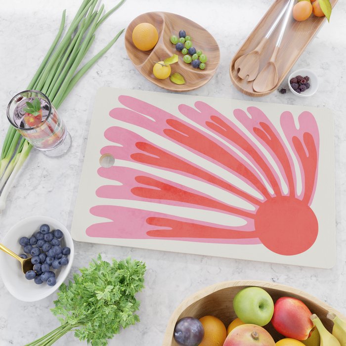 Tart & Amaranth: Wild Flower | Matisse Foliage Paper Cutouts Cutting Board Gallery Image 2