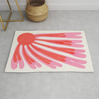 Tart & Amaranth: Wild Flower | Matisse Foliage Paper Cutouts Rug Gallery Image 1