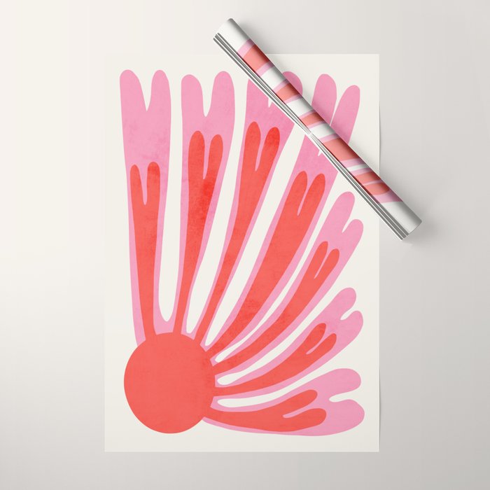 Tart & Amaranth: Wild Flower | Matisse Foliage Paper Cutouts Wrapping Paper Gallery Image 1