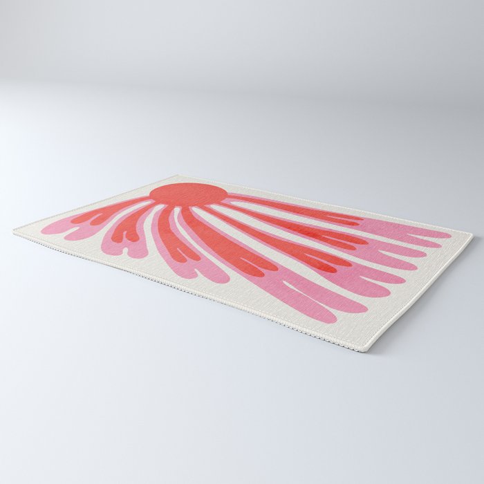 Tart & Amaranth: Wild Flower | Matisse Foliage Paper Cutouts Rug Gallery Image 3