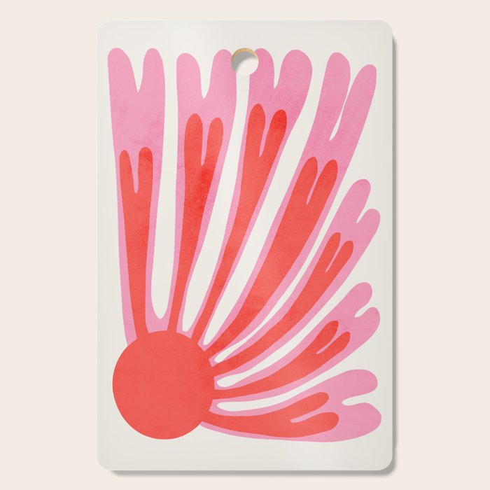 Tart & Amaranth: Wild Flower | Matisse Foliage Paper Cutouts Cutting Board Gallery Image 1