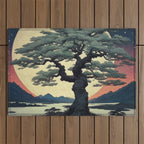 The Night Father - A Contemporary Ukiyo-e Nature Landscape Outdoor Rug Gallery Image 1