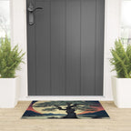 The Night Father - A Contemporary Ukiyo-e Nature Landscape Welcome Mat Gallery Image 3