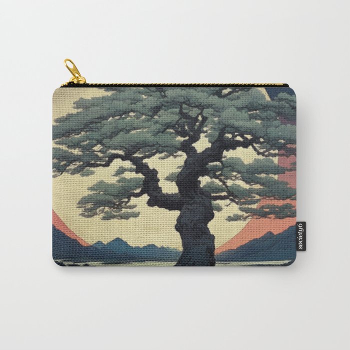 The Night Father - A Contemporary Ukiyo-e Nature Landscape Carry All Pouch Gallery Image 1