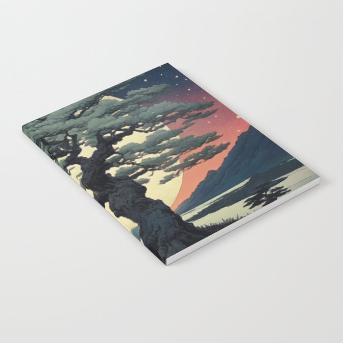 The Night Father - A Contemporary Ukiyo-e Nature Landscape Notebook Gallery Image 2
