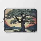 The Night Father - A Contemporary Ukiyo-e Nature Landscape Laptop Sleeve Gallery Image 1