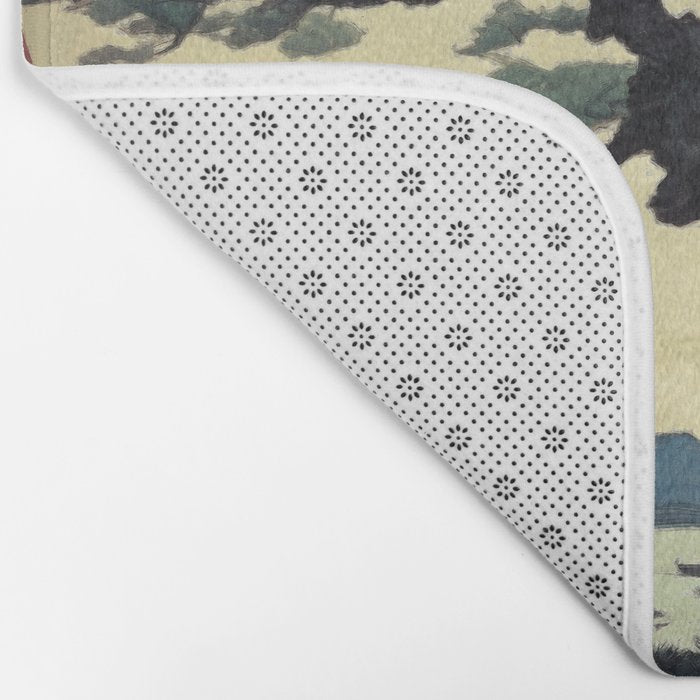 The Night Father - A Contemporary Ukiyo-e Nature Landscape Bath Mat Gallery Image 2
