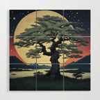 The Night Father - A Contemporary Ukiyo-e Nature Landscape Wood Wall Art Gallery Image 1