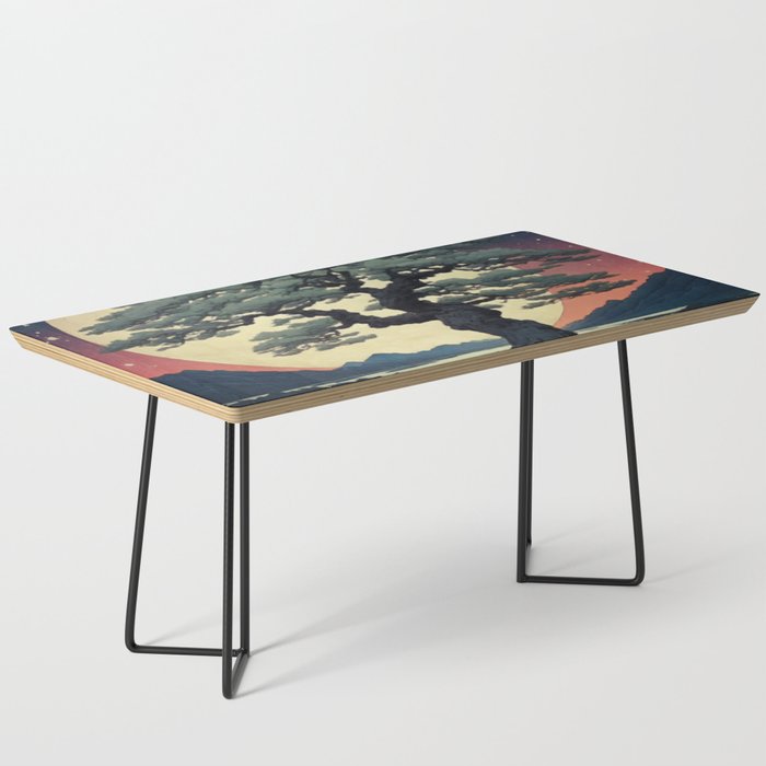 The Night Father - A Contemporary Ukiyo-e Nature Landscape Coffee Table Gallery Image 1