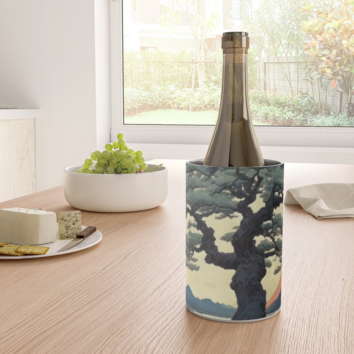 The Night Father - A Contemporary Ukiyo-e Nature Landscape Wine Chiller Gallery Image 4