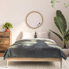 The Night Father - A Contemporary Ukiyo-e Nature Landscape Comforter Gallery Image 3