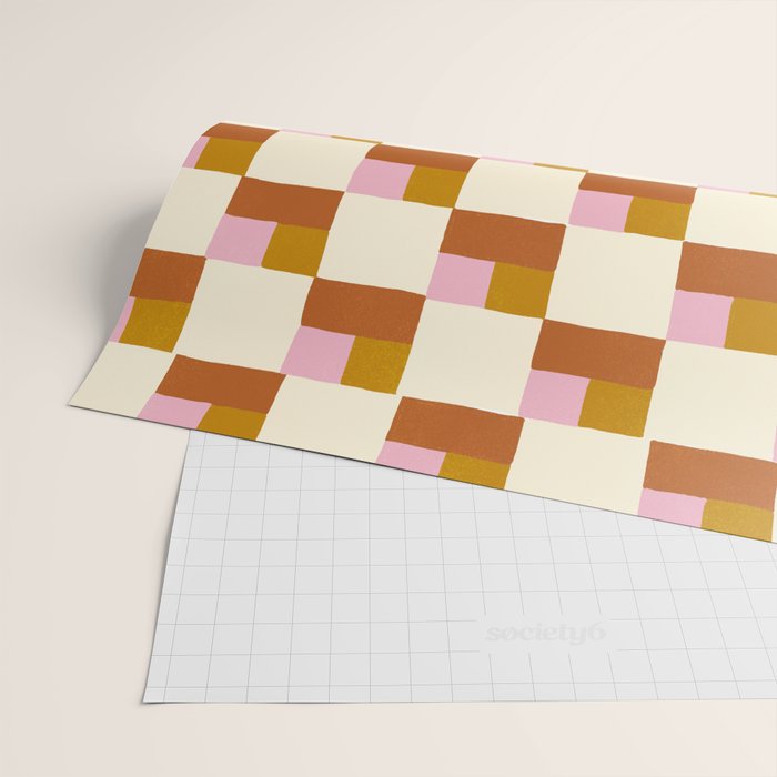Desert Checkerboard Wrapping Paper Gallery Image 2