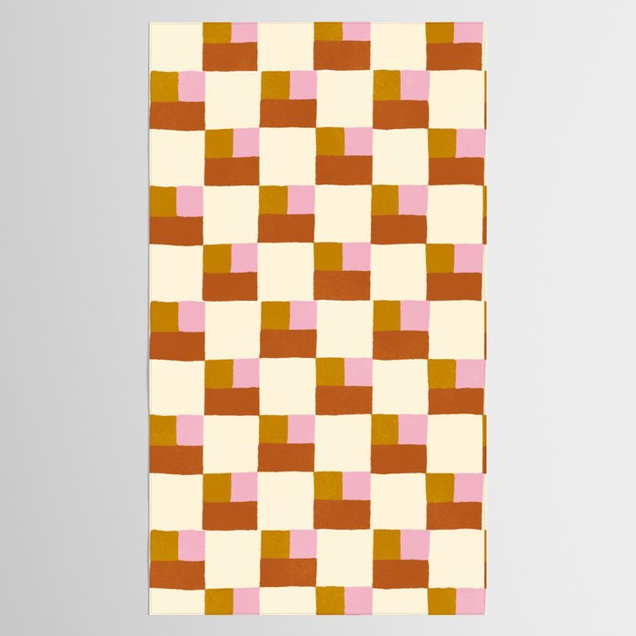 Desert Checkerboard Tablecloth Gallery Image 2