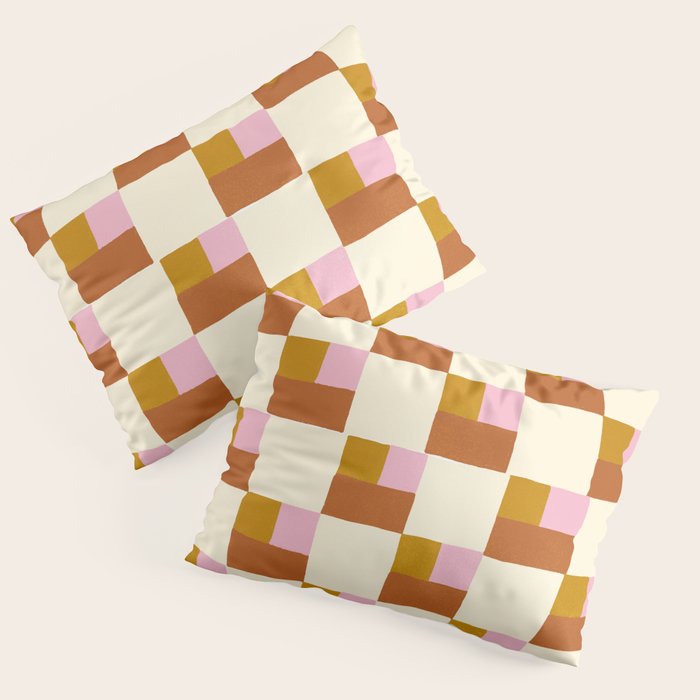 Desert Checkerboard Pillow Sham Gallery Image 1