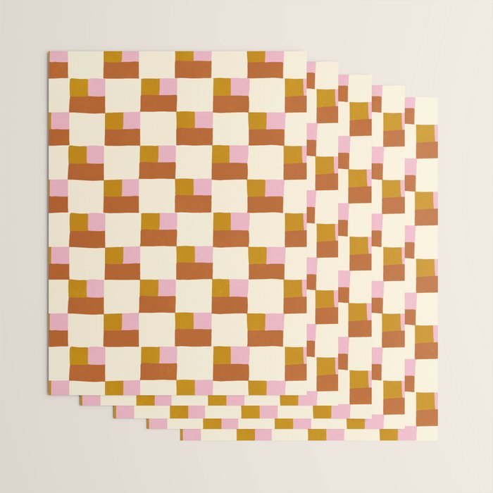 Desert Checkerboard Wrapping Paper Gallery Image 3