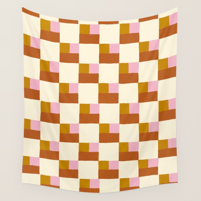 Desert Checkerboard Wall Tapestry Gallery Image 4