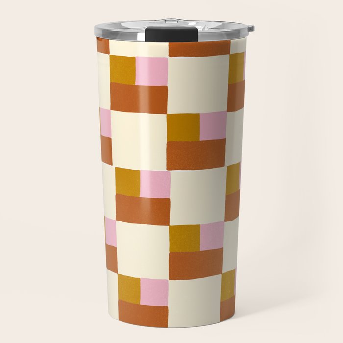 Desert Checkerboard Travel Mug Gallery Image 1