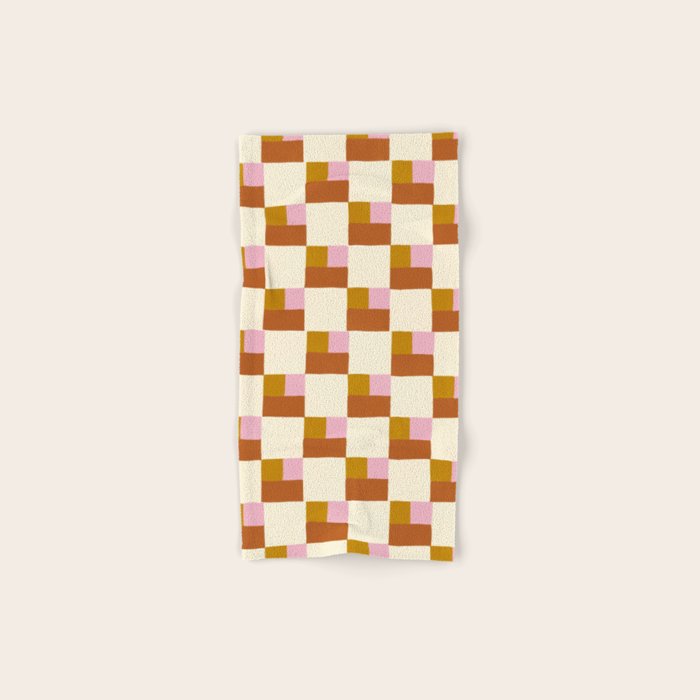 Desert Checkerboard Bath Towel Gallery Image 1