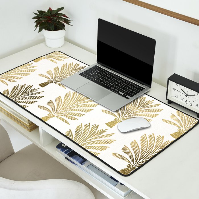 Palm Tree - Gold Palette Desk Mat Gallery Image 2