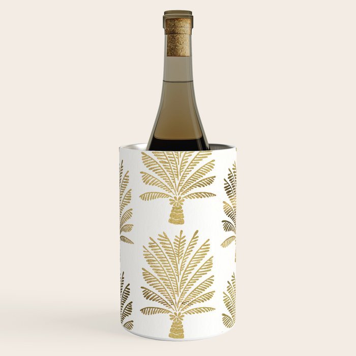 Palm Tree - Gold Palette Wine Chiller Gallery Image 1