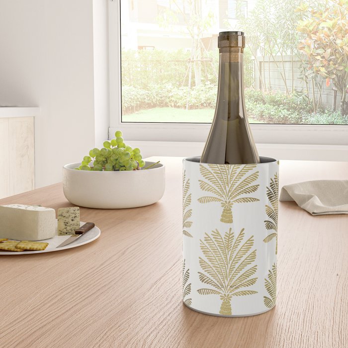 Palm Tree - Gold Palette Wine Chiller Gallery Image 4
