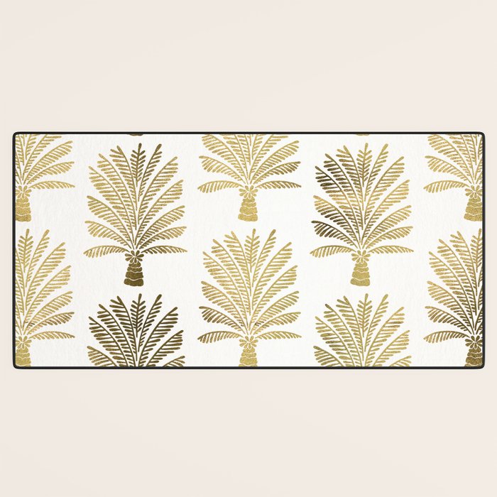 Palm Tree - Gold Palette Desk Mat Gallery Image 3